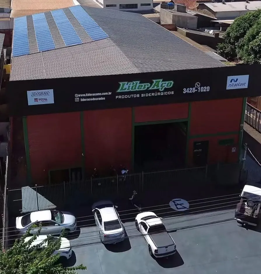 Fachada da Líder Aço em Dourados-MS
